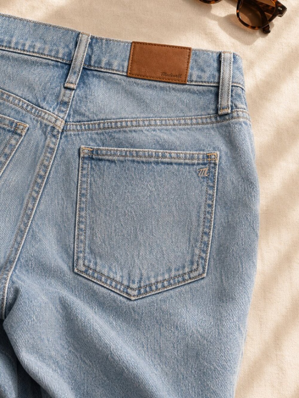 Madewell Perfect Vintage Jean Light Wash Straight Leg High Rise Women's 30 - Picture 4 of 7
